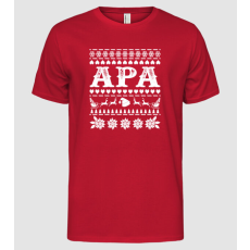 Pólómánia Ugly sweater apa - Férfi Alap póló