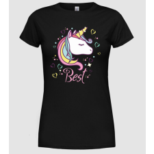 Pólómánia Unicorn Best - Női Kerek nyakú Póló női póló