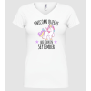 Pólómánia Unicorn queens are born in - September - Női V nyakú Póló