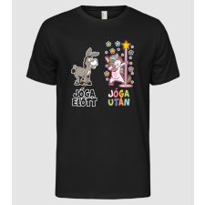 Pólómánia Unikornis Jóga előtt után - Férfi Alap póló férfi póló