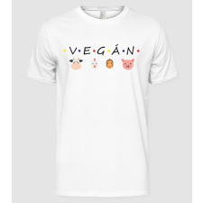 Pólómánia Vegan friends - Férfi Alap póló férfi póló