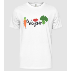 Pólómánia Vegan_veggies - Férfi Alap póló