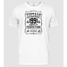 Pólómánia Vintage perfection blck 1991 - Férfi Alap póló