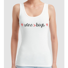 Pólómánia Wine and boys - Női Trikó női póló