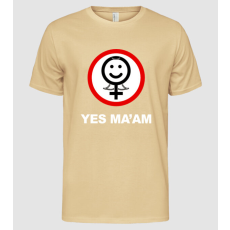 Pólómánia Yes Ma'am - Férfi Alap póló