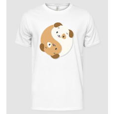 Pólómánia Yin Yang Kutyás - Férfi Alap póló