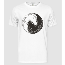 Pólómánia Yin Yang Lovas - Férfi Alap póló
