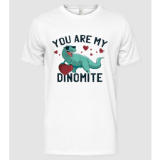 Pólómánia You are my Dinomite dinós póló szívvel - Férfi Alap póló férfi póló