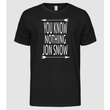 Pólómánia You Know Nothing Jon Snow - Férfi Alap póló férfi póló