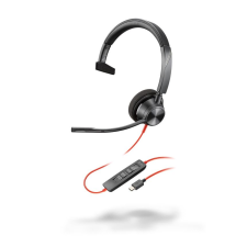 Poly Blackwire 3310 USB-C mono (213929-01) fülhallgató, fejhallgató