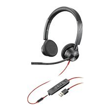 Poly Blackwire 3320 (213935-101) fülhallgató, fejhallgató