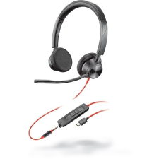 Poly BLACKWIRE 3325 USB-C (214017-01) fülhallgató, fejhallgató