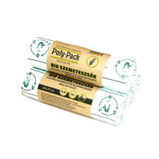 Poly-Pack Poly Pack lebomló PLA szemeteszsák 60L - 60*75cm, 10db/tek tisztító- és takarítószer, higiénia
