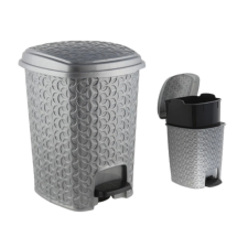 Poly Time Star pedálos szemetes kivehető vödörrel 22L szemetes