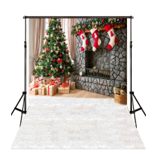  Polyester fotó háttér. Karácsonyi stúdió háttér 210cm x 250cm plgc-5732 háttérkarton