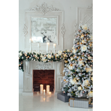  Polyester fotó háttér. Karácsonyi stúdió háttér 210cm x 250cm plsd-273 háttérkarton