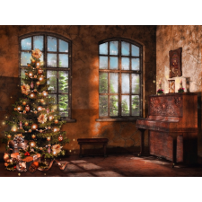  Polyester fotó háttér. Karácsonyi stúdió háttér 210cm x 250cm plsd-378 háttérkarton