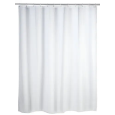 Polyester Zuhanyfüggöny 180x200cm Textil 100% Polyester Fehér lakástextília
