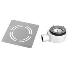  POLYSAN FLEXIA zuhanytálca szifon, INOX kád, zuhanykabin