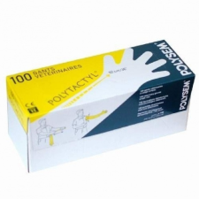 Polysem hosszú PE Kesztyű 33 mikron 100db S-méret, 920 mm haszonállat felszerelés