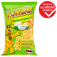 Pom-Bär tejszínes-hagymás ízű burgonyasnack 50 g előétel és snack