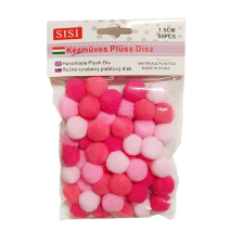  Pom-Pom Vegyes rózsaszín 1,5 cm-es 50db/csomag kreatív és készségfejlesztő