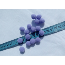 Pompon 1,5 cm lila dekorációs kellék