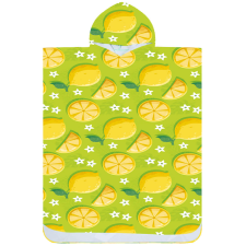  Poncsó törölköző LEMONS zöld 80×145 cm lakástextília