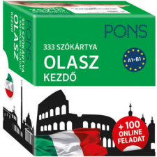  PONS 333 szókártya Olasz kezdő + 100 online feladat - Kezdő és újrakezdő nyelvtanulóknak tankönyv