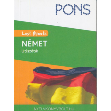 PONS LAST MINUTE UTISZOTÁR NÉMET ÚJ nyelvkönyv, szótár
