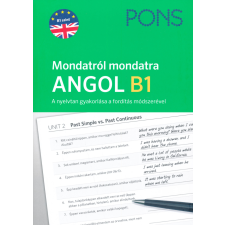  PONS Mondatról mondatra Angol B1 nyelvkönyv, szótár
