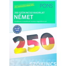  PONS NÉMET 250 SZÓKINCSGYAKORLAT nyelvkönyv, szótár
