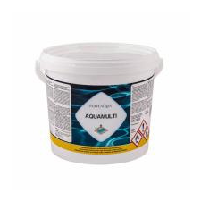 Pontaqua Aquamulti (200 g) 3 kg /klórozószer,algaölő és pelyhesítő tabletta/(AMU030) medence kiegészítő