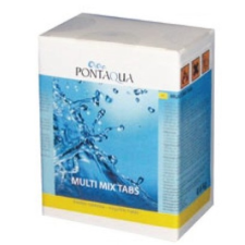 Pontaqua Fertőtlenítő MULTI MIX TABS 5 x 120 g négyféle hatással MMT 006 medence kiegészítő