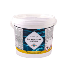 Pontaqua Gyorsaklór gyorsan oldódó klóros fertőtlenítószer 3 kg medence kiegészítő