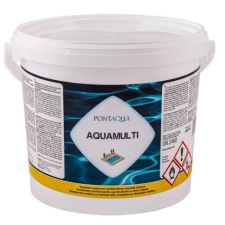Pontaqua Kombinált vízfertőtlenítő szer AQUAMULTI 200 g-os tabletta 3 kg AMU 030 medence kiegészítő