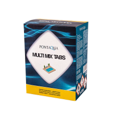 Pontaqua Multi Mix Tabs négyes hatású medence vegyszer 5x120 g tabletta medence kiegészítő