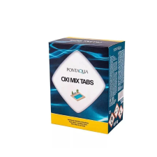  Pontaqua OMT006 Oxi Mix Tabs kombinált fertőtlenítő szer 5x120 g tabletta medence kiegészítő