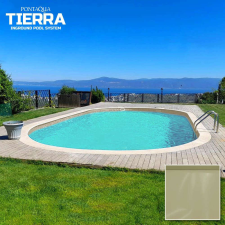 Pontaqua Tierra Ovális Beépített Medence - 6x3x1,5m medence