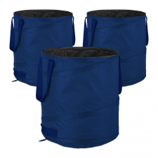 Pop-up kerti gyűjtőzsák 3 db-os szett 85 literes kék 10040132 tisztító- és takarítószer, higiénia