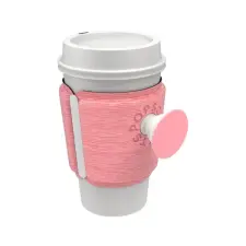 Popsockets telefontartó PopThrist Macaron Pink Melange tok és táska