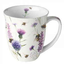 Porcelán bögre - 400ml - Bumblebees in the Meadow bögrék, csészék