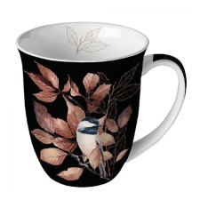  Porcelán bögre - 400ml - Lovely Chickadee bögrék, csészék