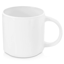 Porcelán bögre MONA 330 ml – fehér, másodosztály bögrék, csészék