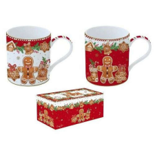 Porcelán bögreszett 2db-os 350ml dobozban, Fancy Gingerbread bögrék, csészék