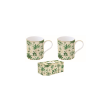 Porcelán bögreszett 2db-os, 350ml, dobozban, Oasis bögrék, csészék