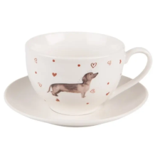  Porcelán csésze- 200ml - Dachshund Love bögrék, csészék