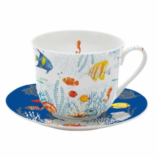 Porcelán csésze és alj 400ml Aquarium,  Atmosphere bögrék, csészék
