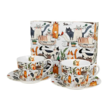 Porcelán csésze szett - 230ml - Leniwe Koty bögrék, csészék