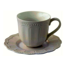  Porcelán eszpresszócsésze+alj 110ml, Elite white bögrék, csészék